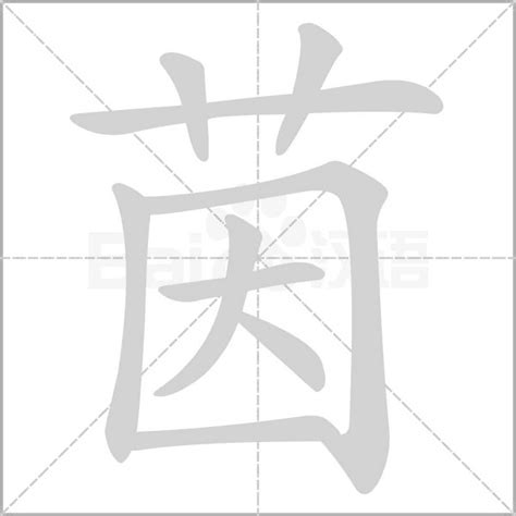 茵字意思|茵怎么读